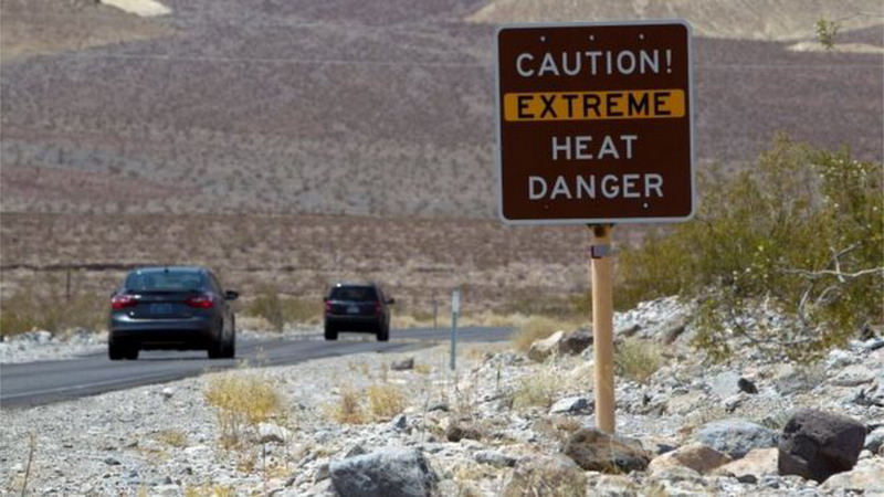 El valle de la Muerte en California registra “la temperatura más alta de la historia”