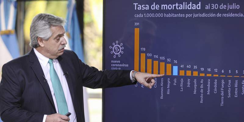 Fernández suspenderá las reuniones sociales en todo el país