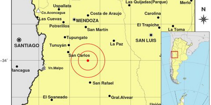 Tembló en la provincia