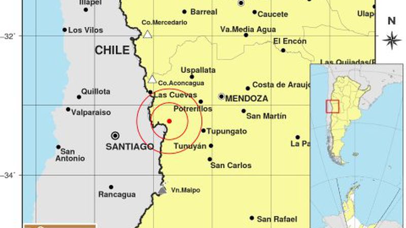 Fuerte temblor en la provincia