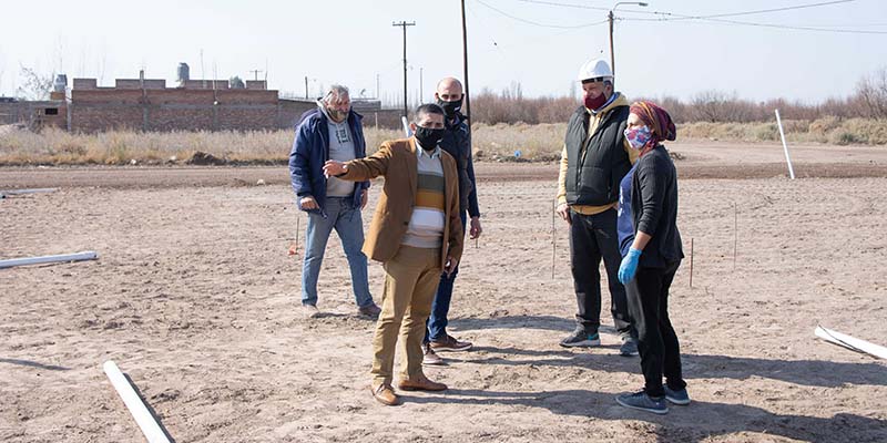 Comenzó a construirse el SUM del Barrio El Parque
