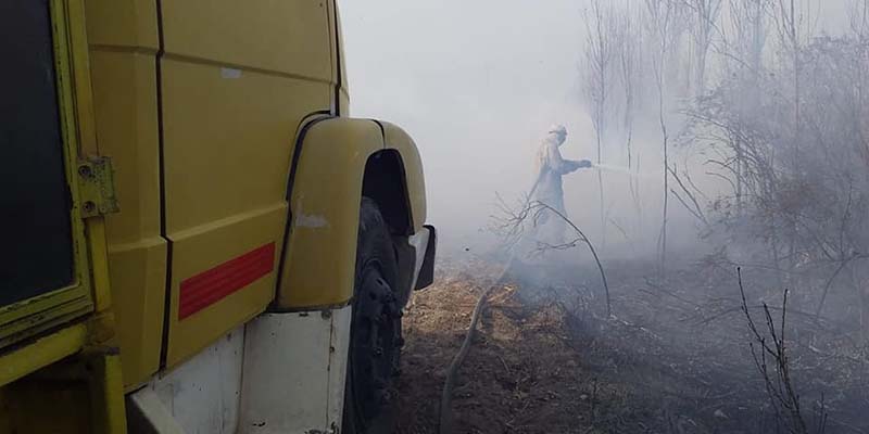 Cuatro incendios en zona rural alertaron a los vecinos de Bowen