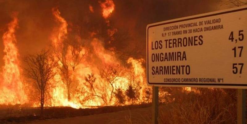Ya son nueve las provincias con incendios forestales activos