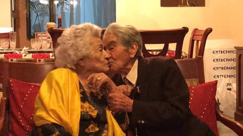La pareja más longeva del mundo es de Ecuador y suman 215 años