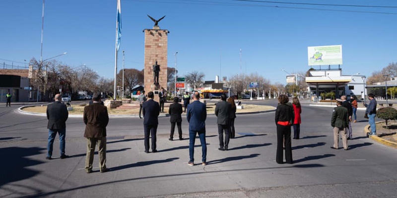 Se realizó el acto en homenaje al General San Martín