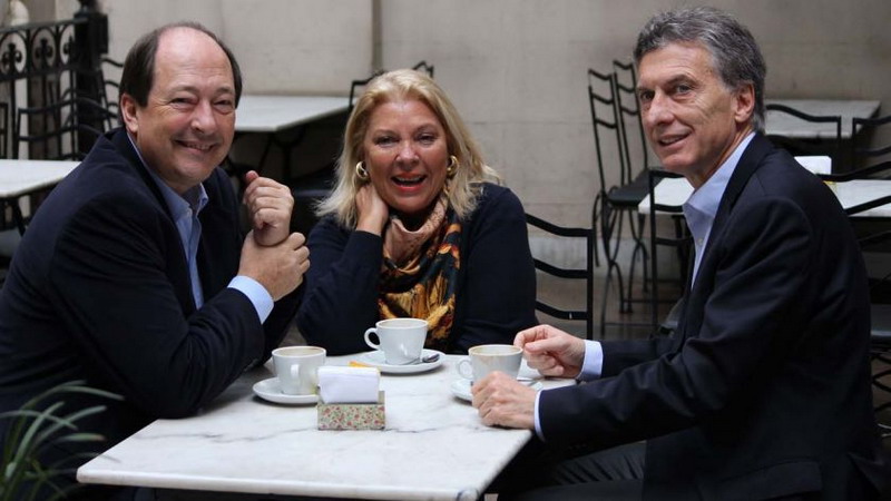 En plena convulsión, Macri, Carrió y Sanz levantan el perfil