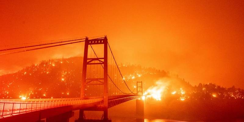 Las fotos de los incendios que arrasaron con más de 800.000 hectáreas en California
