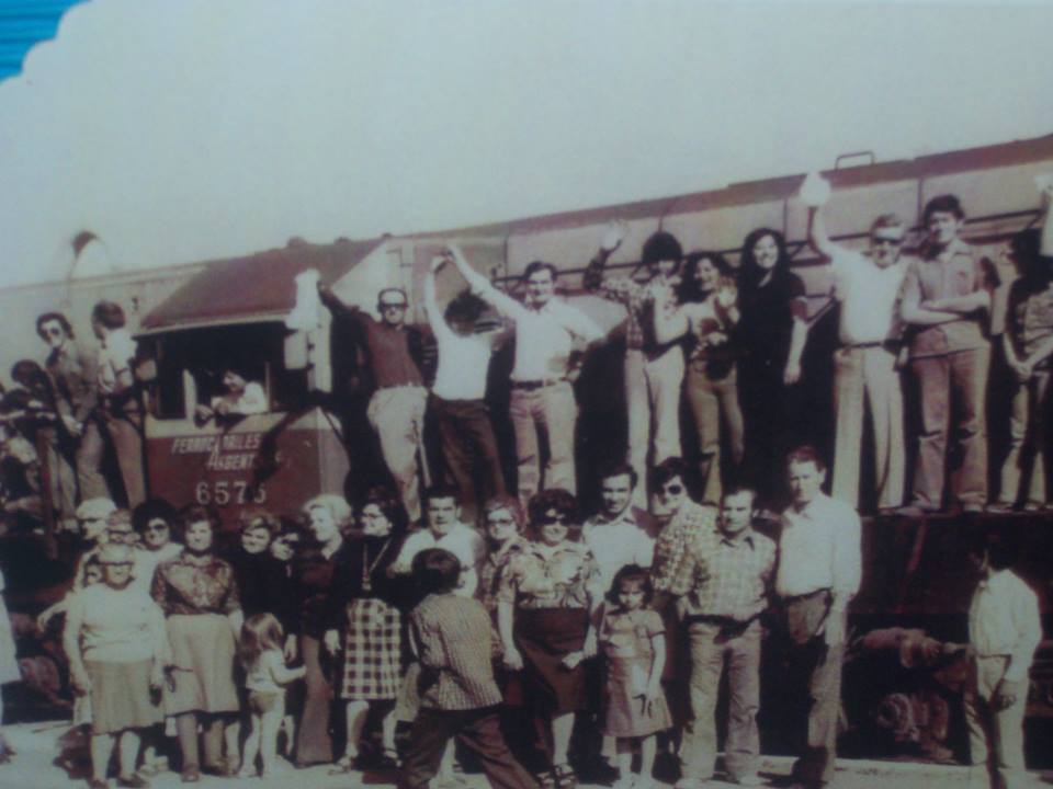 En el año 77 partió el último tren de Bowen hacia la Provincia de Bs. As.
