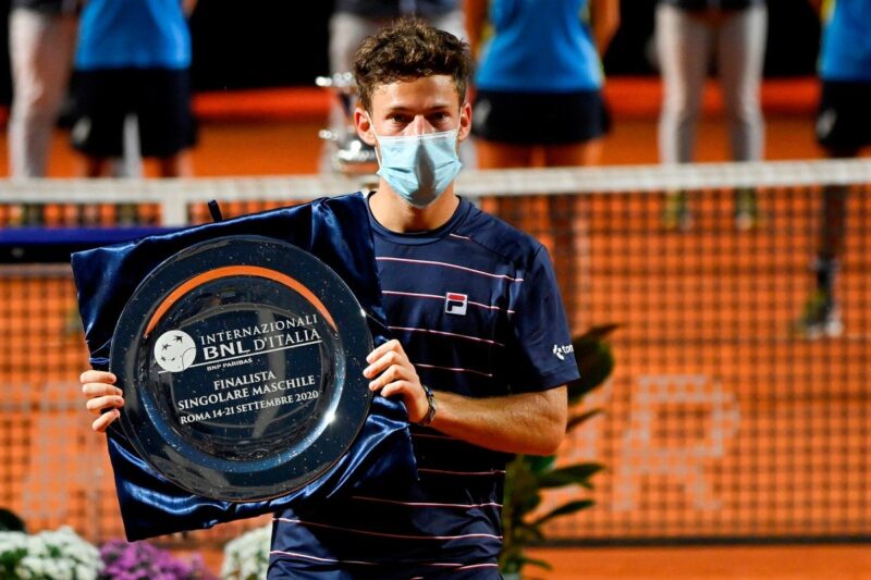 Schwartzman frenó contra el N° 1