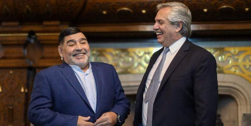 Maradona le respondió a Macri y “bancó” al gobierno nacional