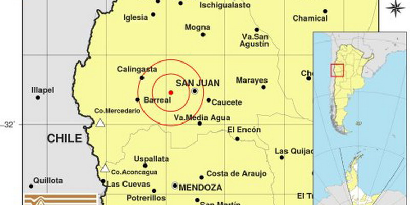 Se movió el piso en Mendoza por fuerte temblor en San Juan
