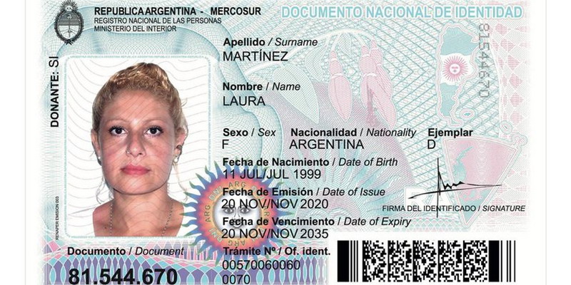 El Gobierno lanzó un nuevo DNI