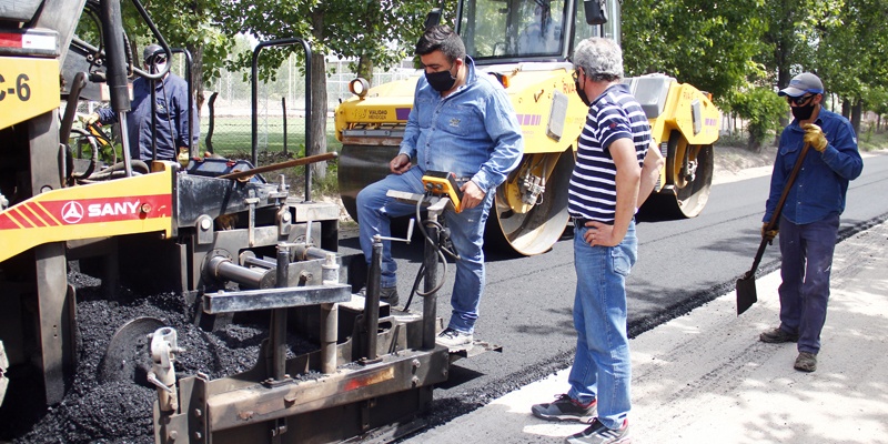 Avanza la ejecución del plan de asfalto 2020