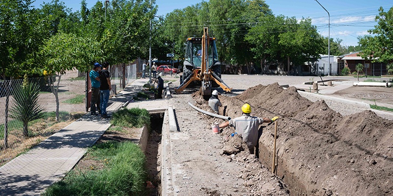 Se ejecutan distintas obras en todo el departamento