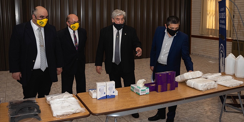 Alvear recibió material sanitario para ser entregado al sistema de salud local