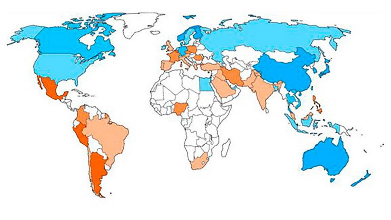 México, Argentina y Colombia, entre los peores países del ránking de respuesta al COVID-19