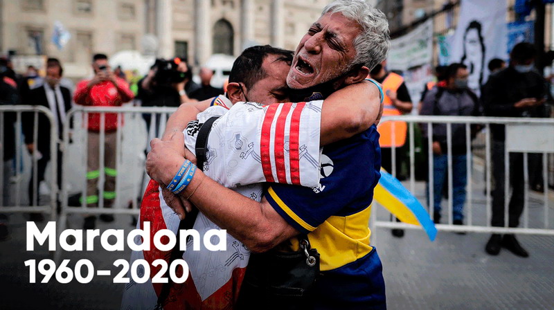 La imagen de los hinchas de Boca y River que conmovió al mundo