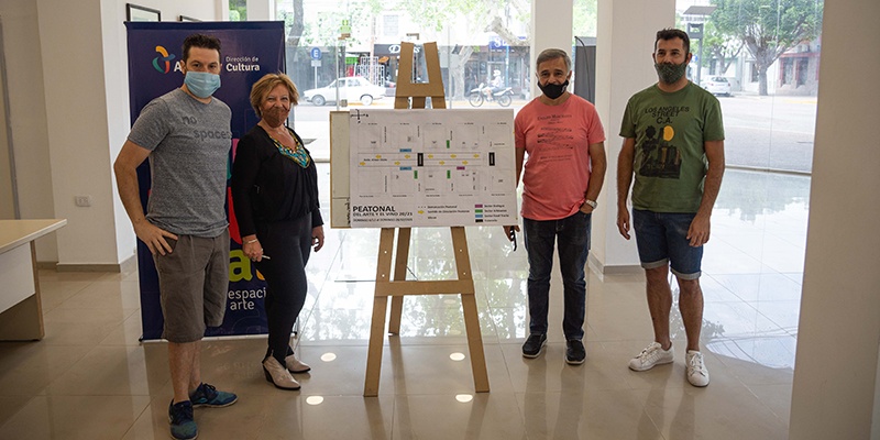 Se prepara la Peatonal del Arte y el Vino