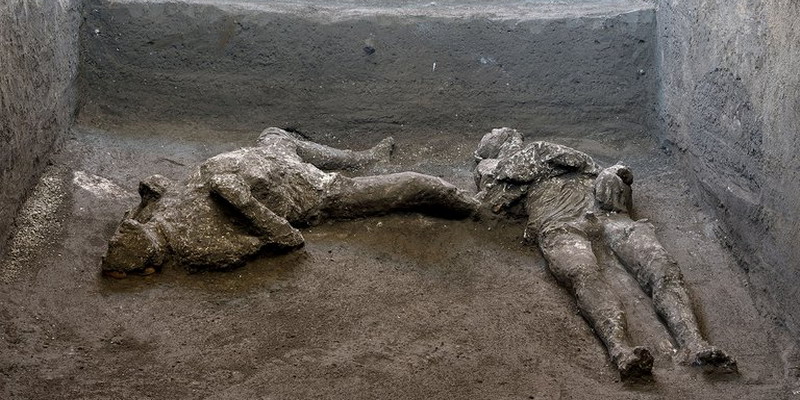 Impresionante: hallan restos intactos de dos hombres que murieron por la erupción del Vesubio hace 2.000 años