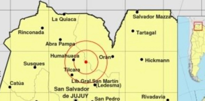 Un fuerte sismo sacudió a Salta y se sintió en Jujuy