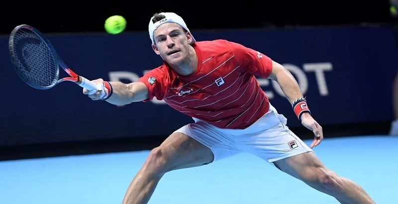 Schwartzman chocó contra un gran “Nole”