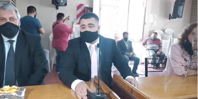 Homero di Berardino juró como concejal