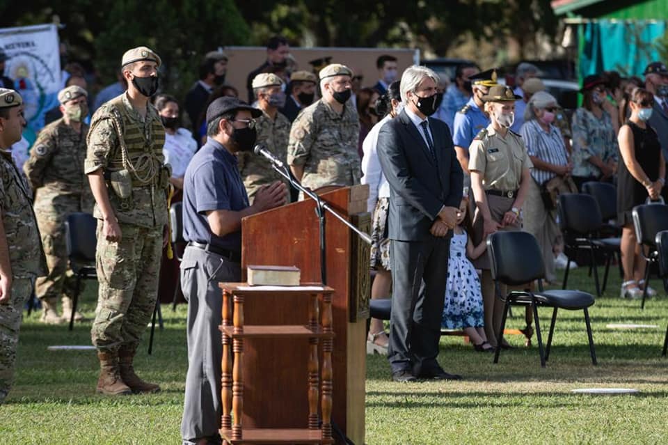 Con presencia alvearense se realizó el Cambio de Mando del Regimiento 15 de Campo Los Andes
