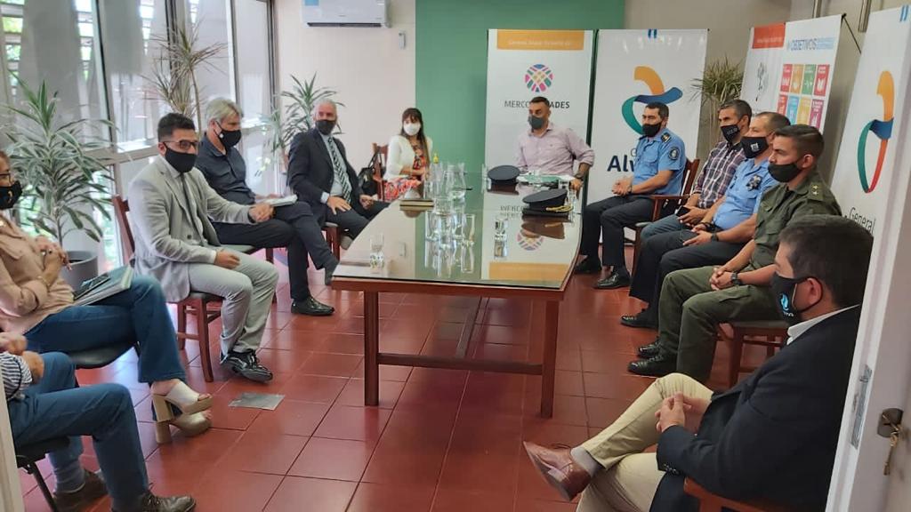 Se realizó una importante reunión por la seguridad del departamento