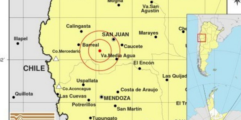 Otro temblor en San Juan sacudió a Mendoza