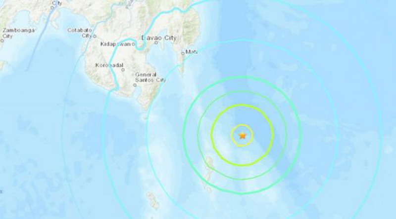 Un terremoto de 7 grados sacude el sudeste de Filipinas