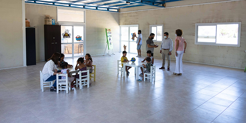 El SUM del Barrio Zangrandi ya cuenta con un aula satélite que funcionará como Jardín Maternal
