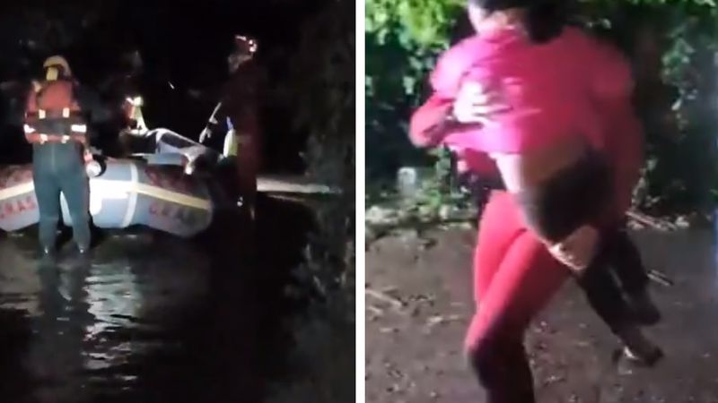 La tormenta de anoche generó grandes inundaciones en Luján y 60 personas debieron ser evacuadas