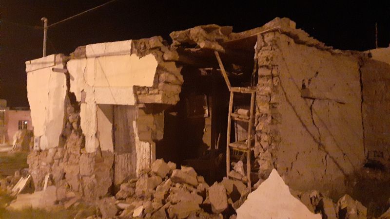 Pánico en el epicentro del terremoto