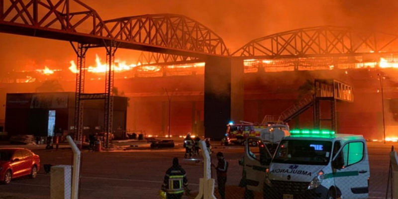Un incendio destruyó el 80% del autódromo de Termas de Río Hondo