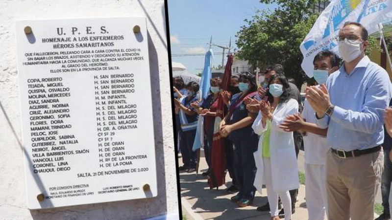 Coronavirus: entre los trabajadores esenciales de la salud: 54.137 contagiados y 228 fallecidos
