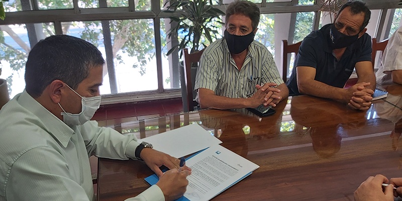 Se firmó un convenio para el mantenimiento de la Ruta 188 Alvear – Canalejas