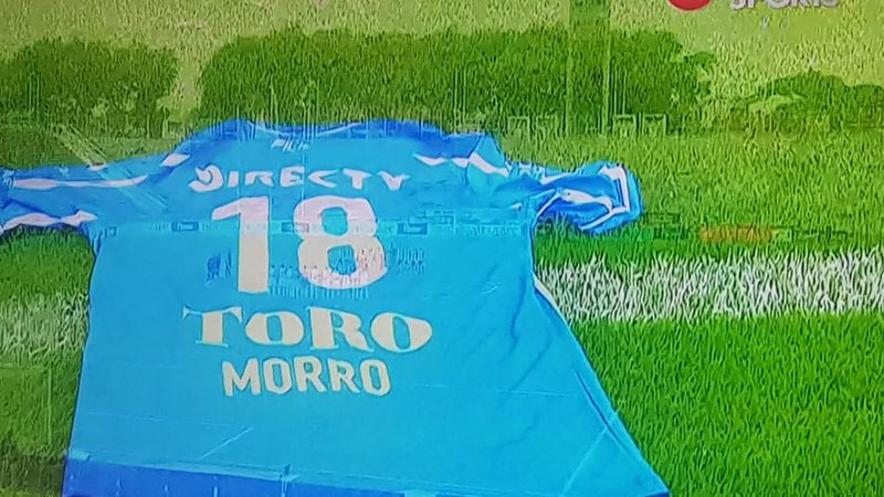 Morro serás eterno: emotivo homenaje de los jugadores de Godoy Cruz para el ídolo uruguayo