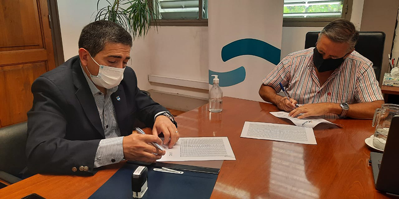 Marinelli y Marcolini firmaron un convenio por casi $5 millones.