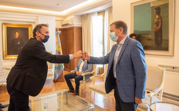 El Gobernador firmó un convenio con Katopodis para concretar nuevas obras para Mendoza
