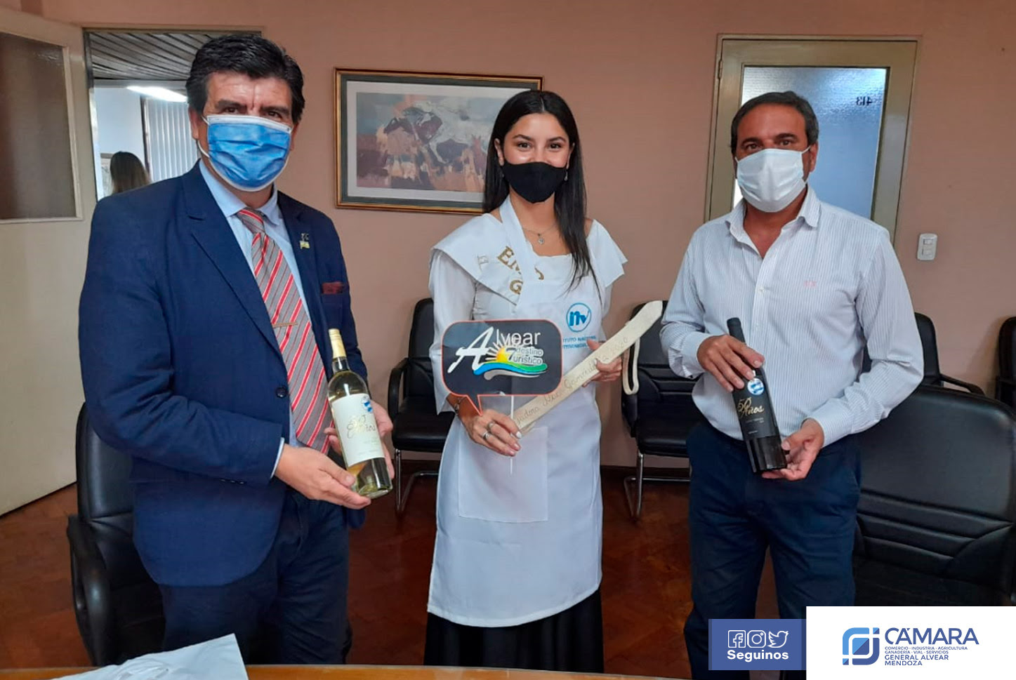 La Embajadora de la Fiesta de la Ganadería participó de una actividad en el I.N.V.
