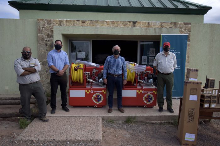 Incendios forestales: el Gobierno destinó nuevo equipamiento al Plan Provincial de Manejo del Fuego