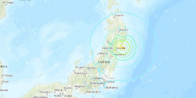 Terremoto en Japón