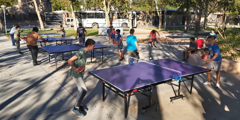 Se desarrolló el primer encuento de Tenis de Mesa en Barrio Los Ranqueles