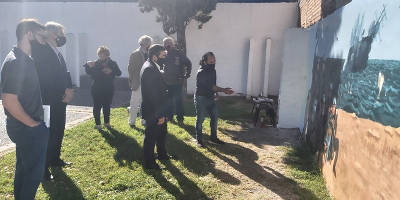Un mural para recordar a los Veteranos y Caídos en Malvinas