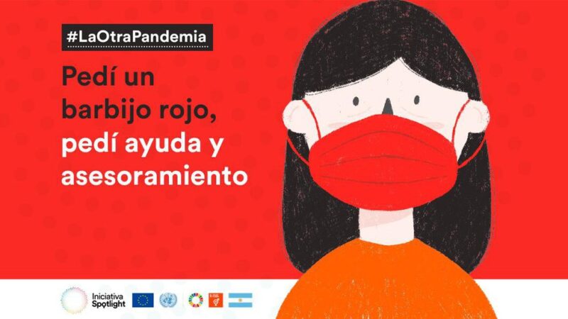 Alerta roja, barbijo rojo: nos están matando en nuestras casas, nuestras familias y nuestros “amores”