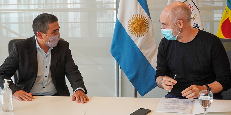 El intendente se reunió con Rodriguez Larreta para renovar un convenio de colaboración mutua