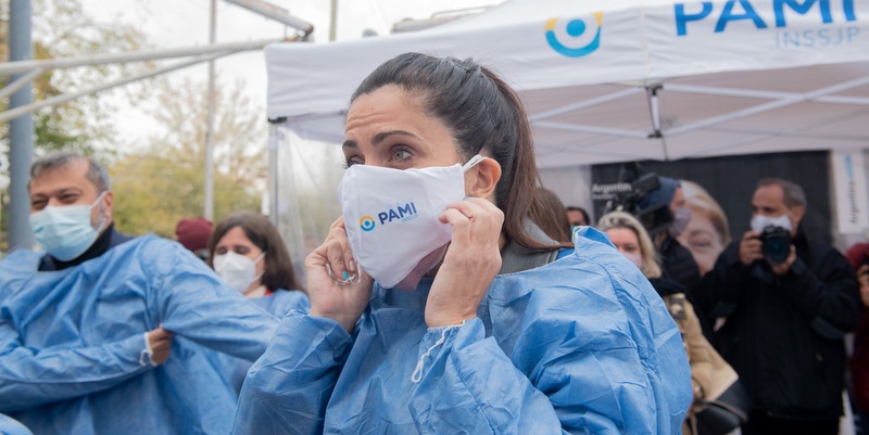 El PAMI sumó un punto de vacunación a los 25 que existen en Mendoza contra COVID-19