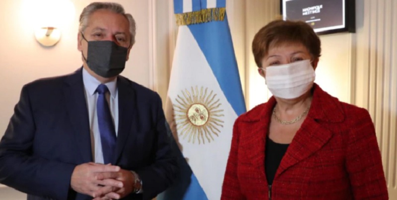 Alberto Fernández y Georgieva se reunieron por la deuda y coincidieron en que el diálogo fue “muy constructivo”