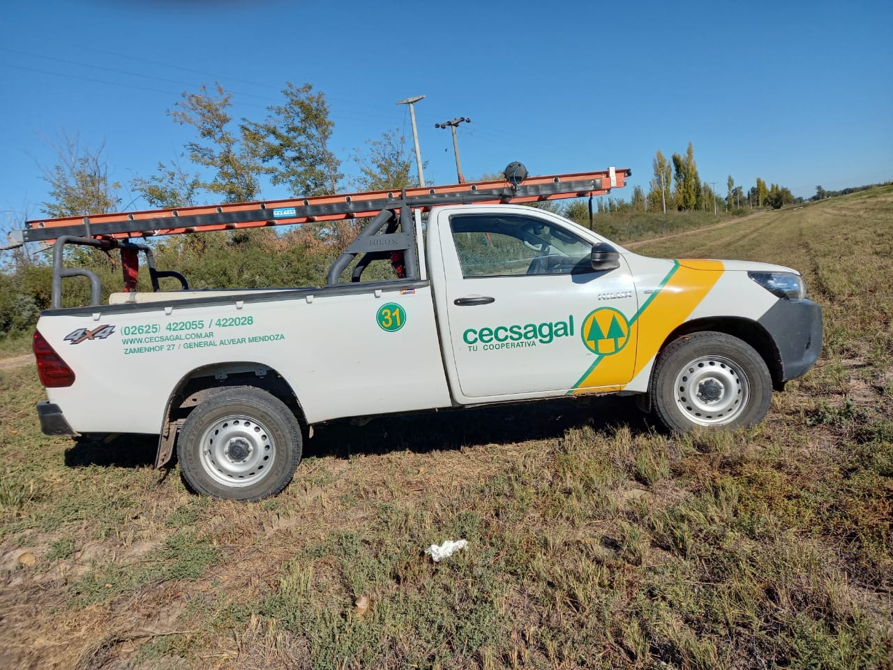 Malviviente fue atrapado por operarios de la Cooperativa Cecsagal