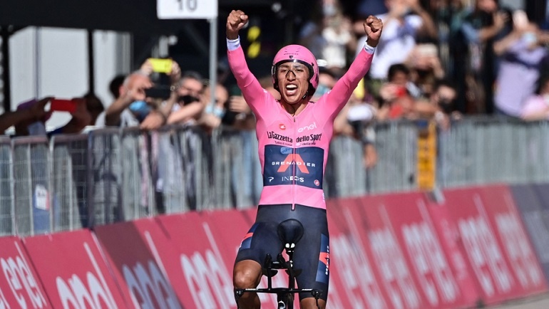 El ciclista colombiano Egan Bernal gana el Giro de Italia